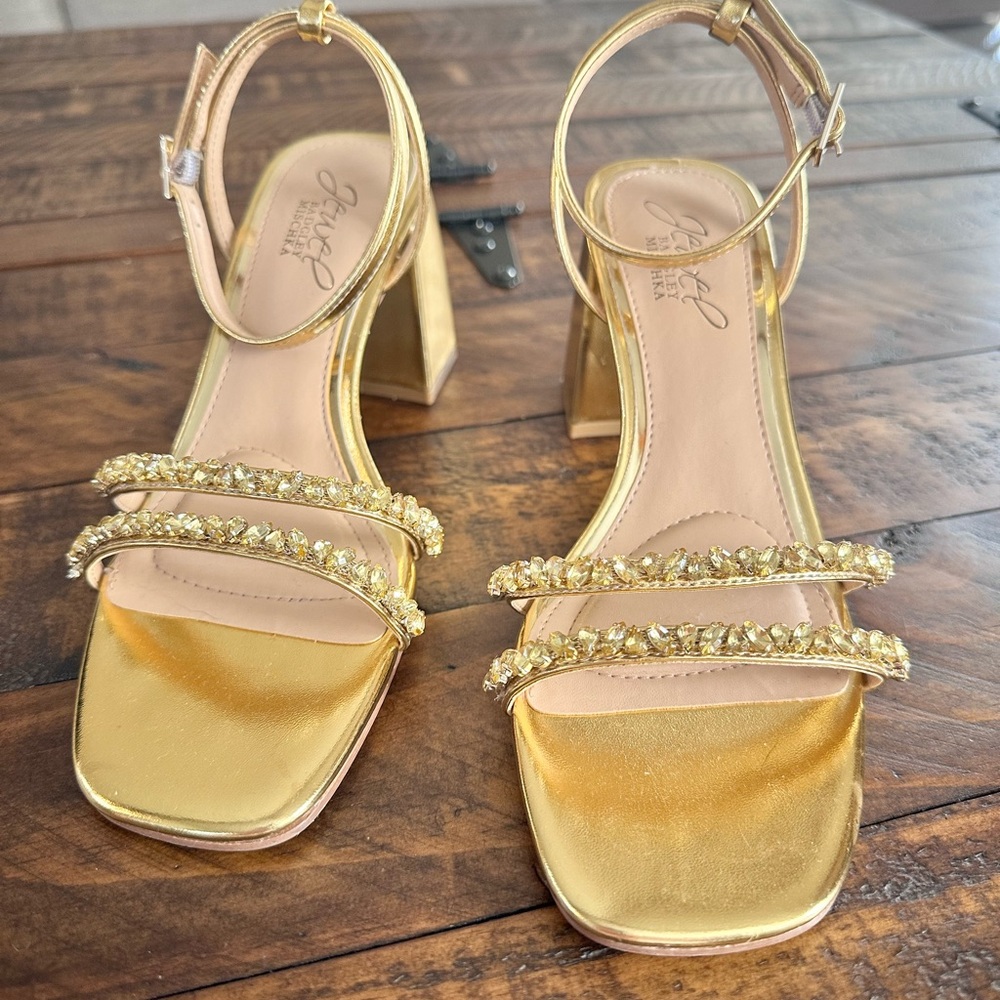 NWT Elegant Jewel Badgley Mischka Women's Sandals - Picture 12 of 12